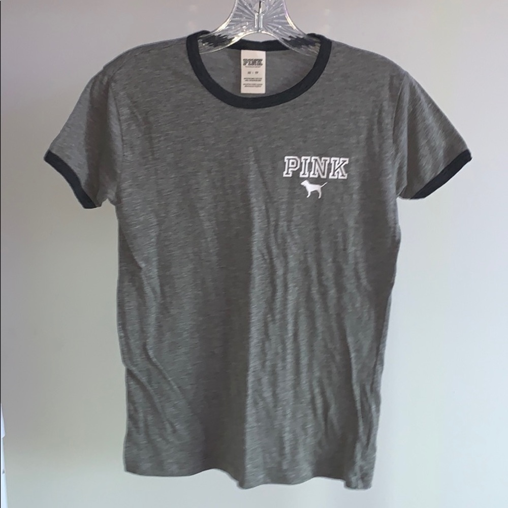 grey PINK t shirt